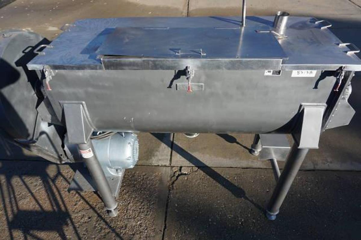 Used 36 Cu. Ft. Double Ribbon Blender, 10 HP Gearmotor