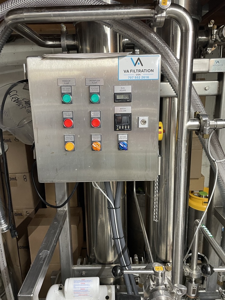 Used VA Filtration Semi-Automatic Crosss-Flow Filter