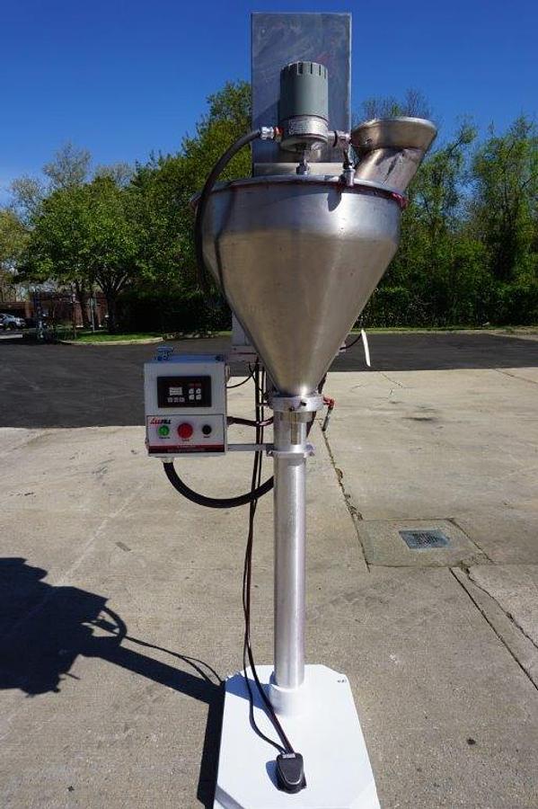 Used All Fill Single Auger Powder Filler, Foot Switch Actuated