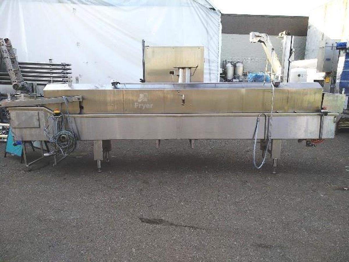 Used CFS All Stainless Continuous Fryer, 16 In. Wide Belt