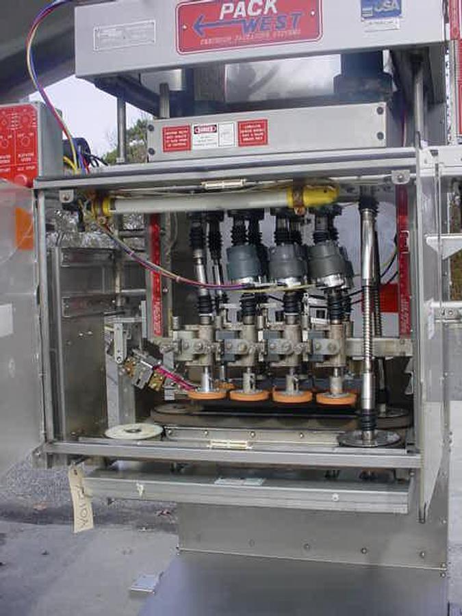 Used Pack West Auto 200 Eight Spindle Screw Capper, Stainless