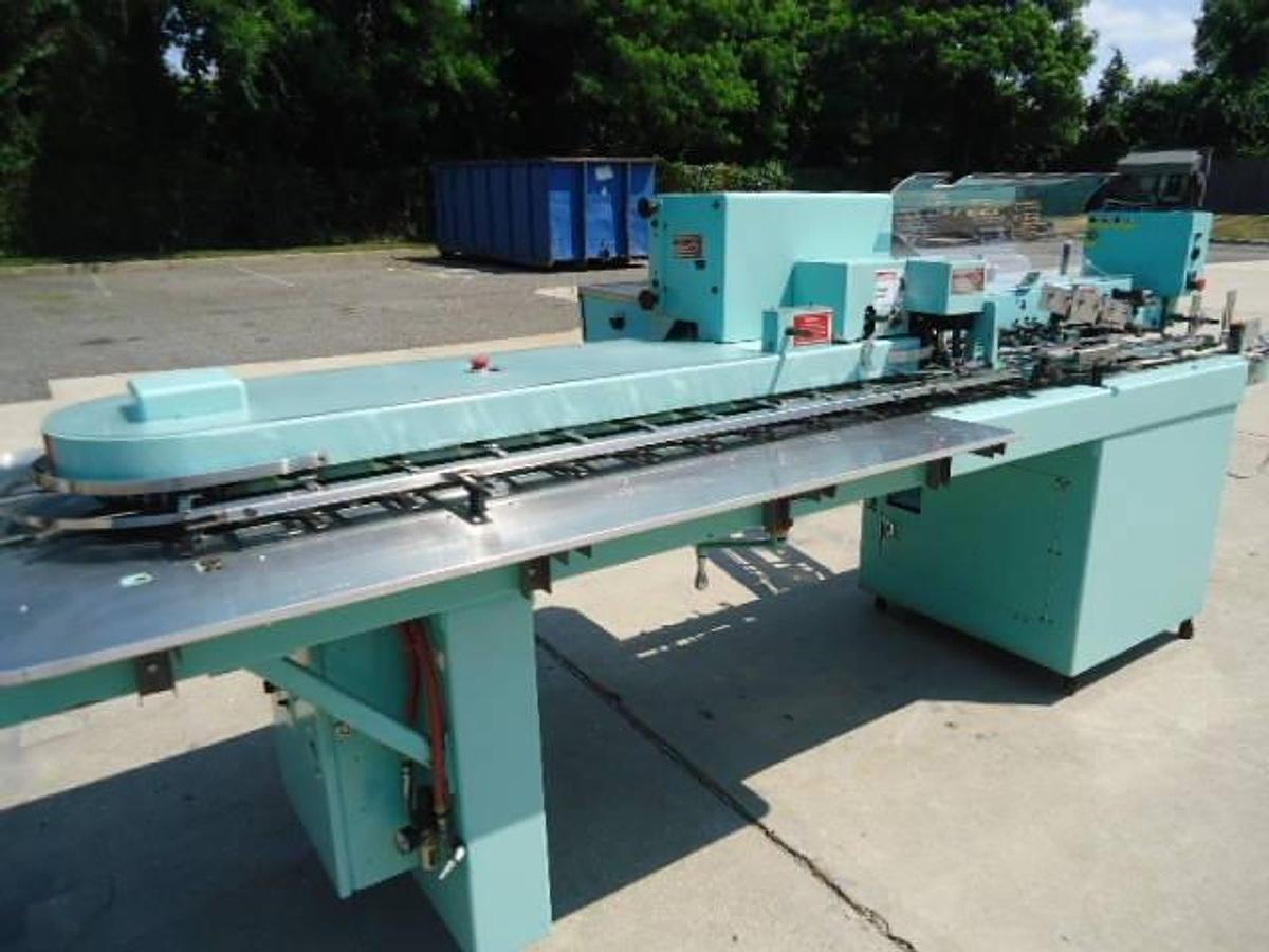 Used Bivans “Vertuck” 74 Automatic Cartoner With Leaflet Inserter