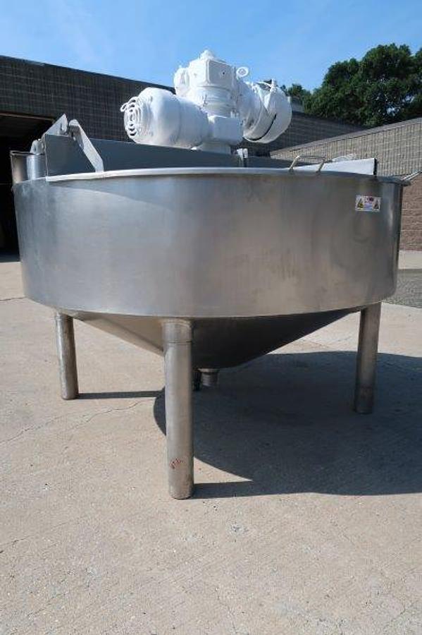 Used Chester Jensen 200 Gallon Agitated Cooker/Cooler
