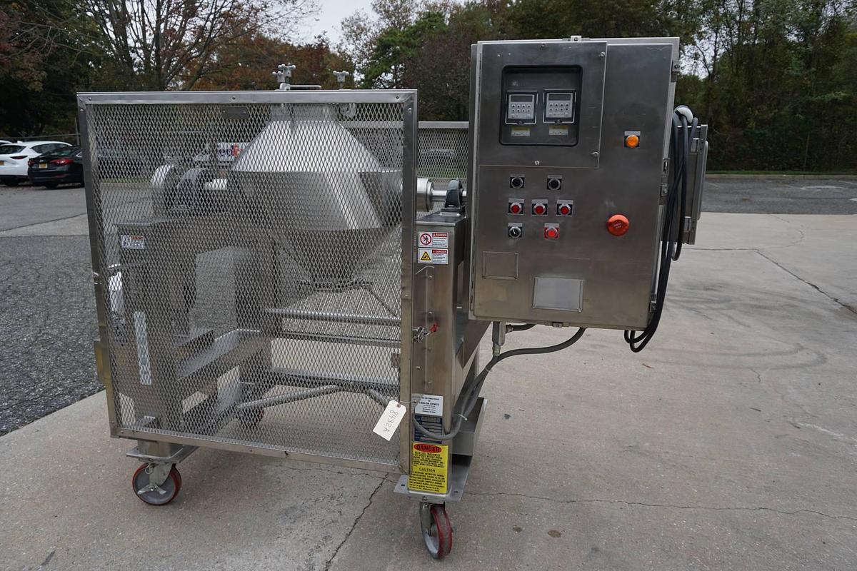 Used Gemco 3 Cu. Ft. 316 Stainless Steel Slant Cone Blender, Pharma Grade