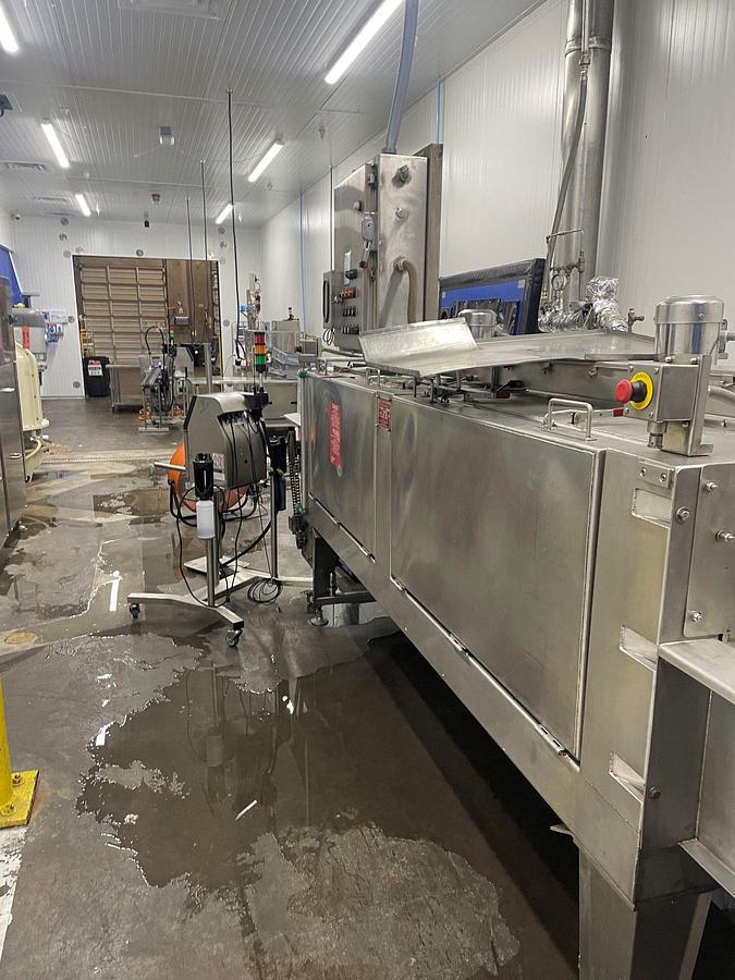 Used Linde KFT36-10M Liquid Nitrogen Tunnel Freezer, SS