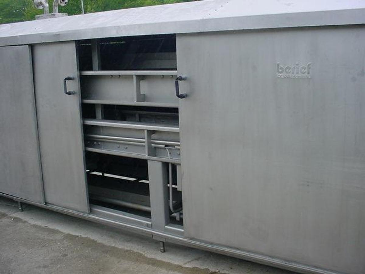 Used Berief Continuous Belt Grill, Stainless Steel