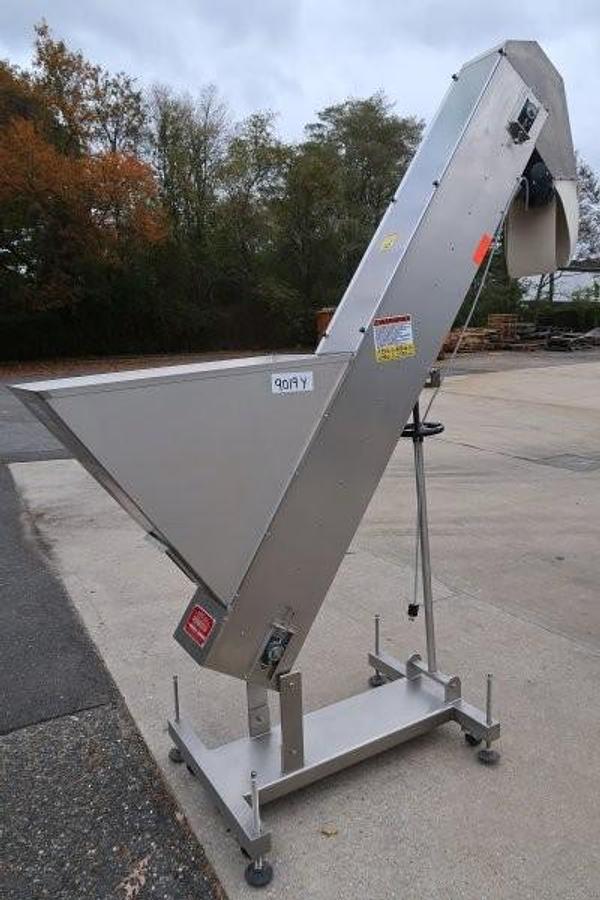 Used Kaps-All FS-B Inclined Cleated Belt Escalator/Cap Elevator