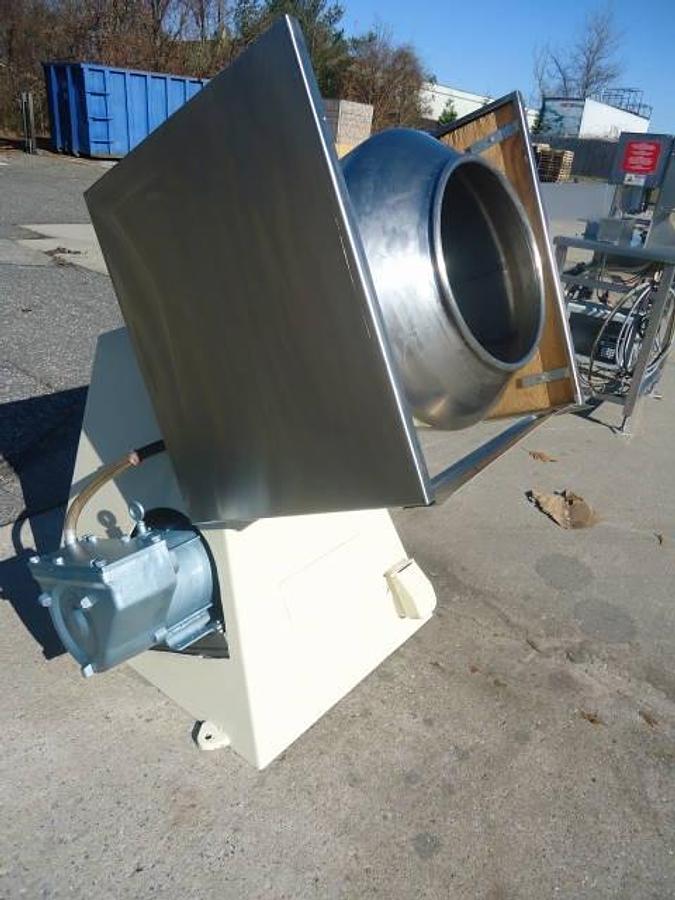 Used 24 In. Stokes Stainless Steel Coating Pan, Explosion Proof