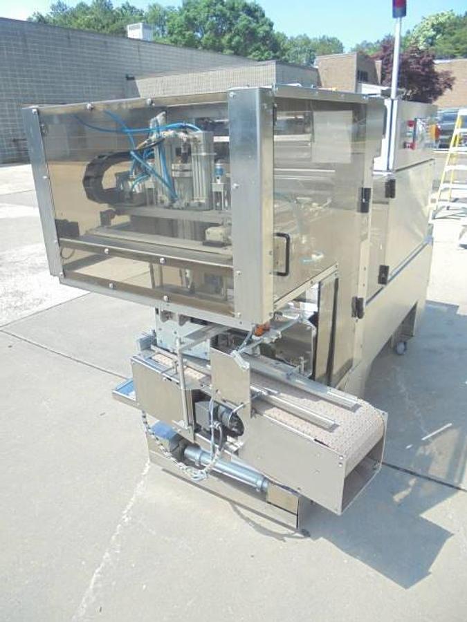 Used Polypack Shrink Bundling Machine With Tunnel, Stainless Steel