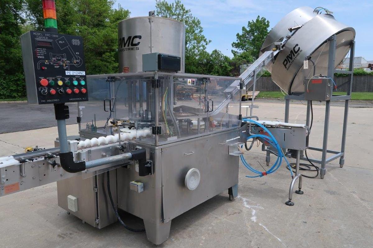 Used PMC XRC-1800 Automatic Rotary Pump Placer, with Sorter, 300 per minute