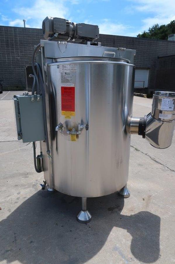 Used 100 Gallon Groen SS Gas Fired Scraper Kettle