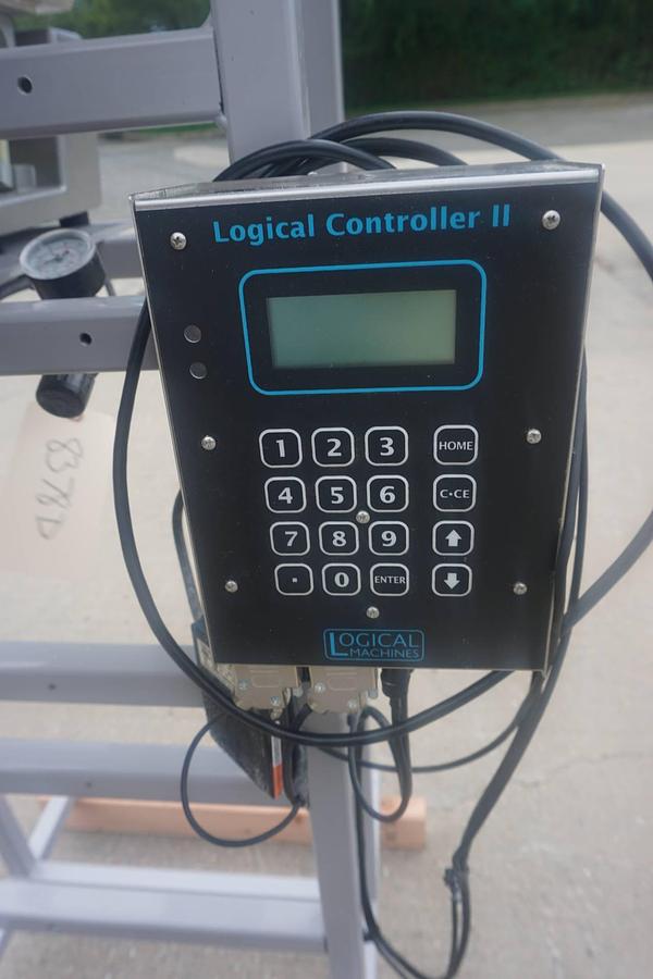 Used Logical Machines Stainless Steel Weigh Type Filler, With Foot Switch
