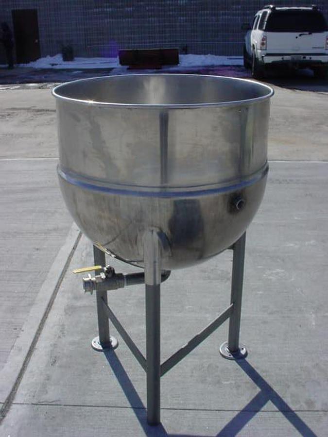 Used 60 Gal. Groen Stainless Jacketed Kettle, 45 Psi