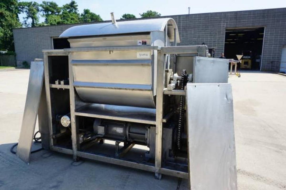 Used Equamex Stainless Sigma Arm Mixer, Tilt Discharge