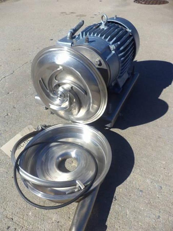 Used APV 3 In. X 1-1/2 In. Stainless Steel Sanitary Centrifugal Pump
