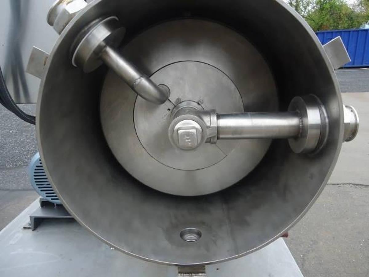 Used Cornell D16 Stainless Steel Sanitary Versator With Sihi Vacuum Pump & Filter Explosion Proof