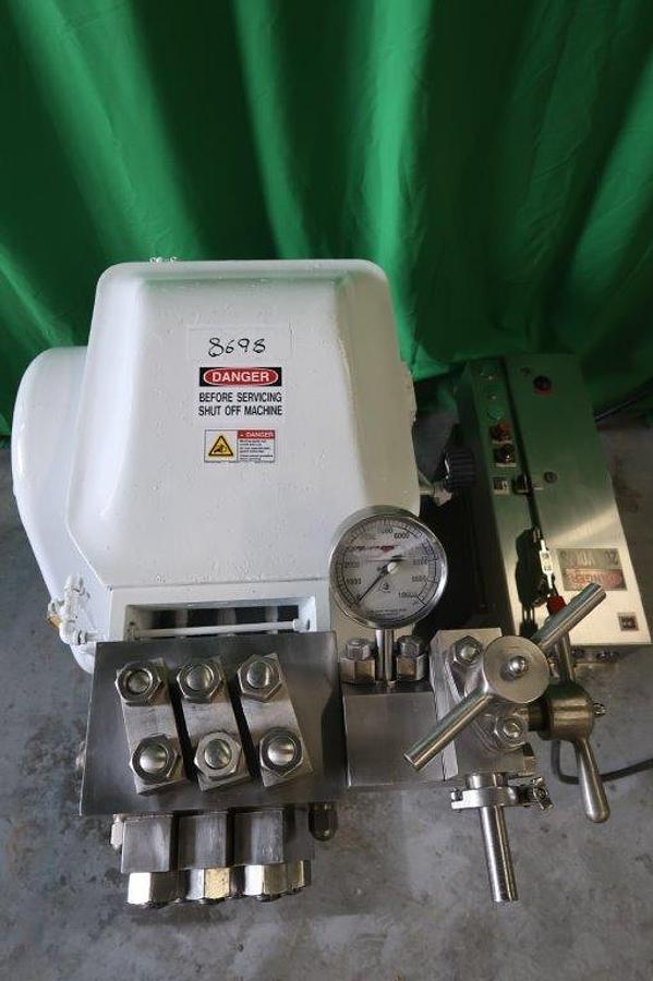 Used APV Gaulin M3 Two Stage High Pressure Homogenizer, 10,000 PSI