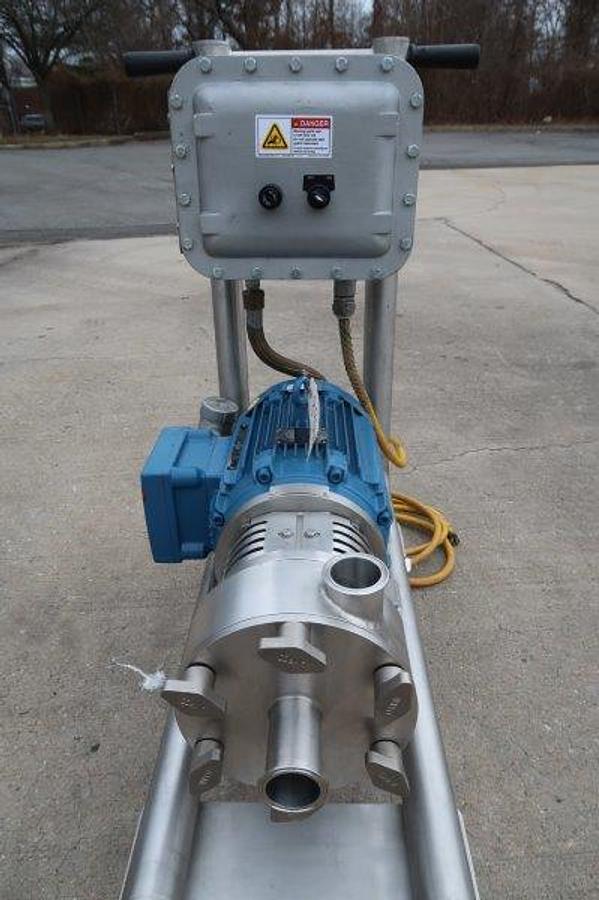 Used Ampco 10HP Stainless Steel Inline High Shear Mixer, XP