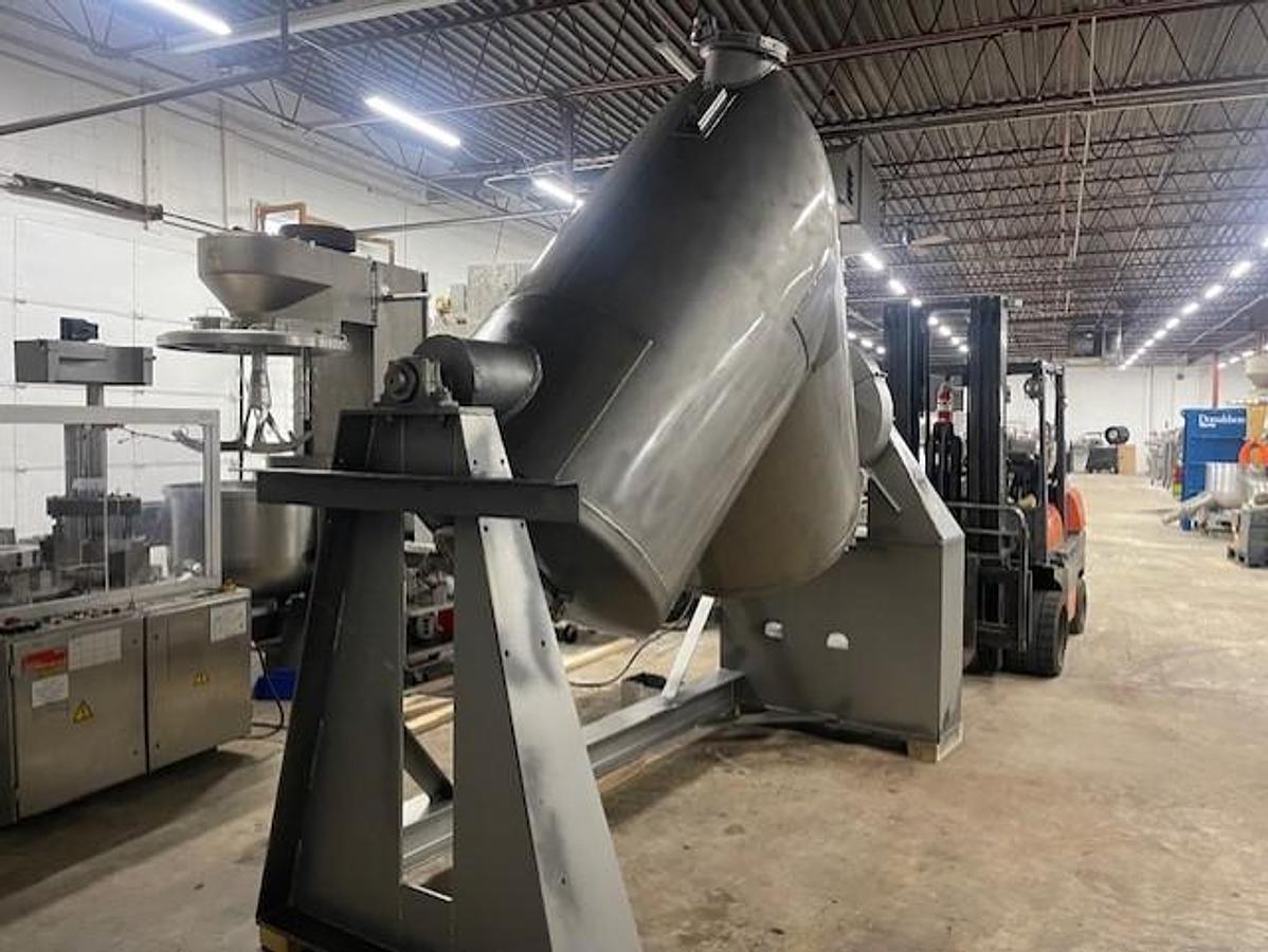 Used Patterson Kelly 50 Cu. Ft. SS Twin Shell V Blender