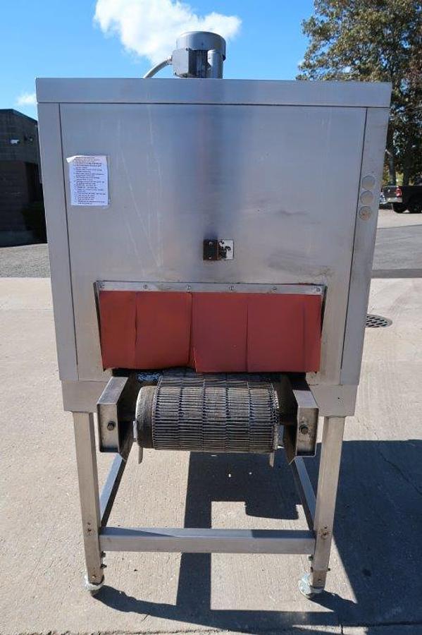 Used Shanklin T-7XL Stainless Steel Shrink Tunnel, On Casters