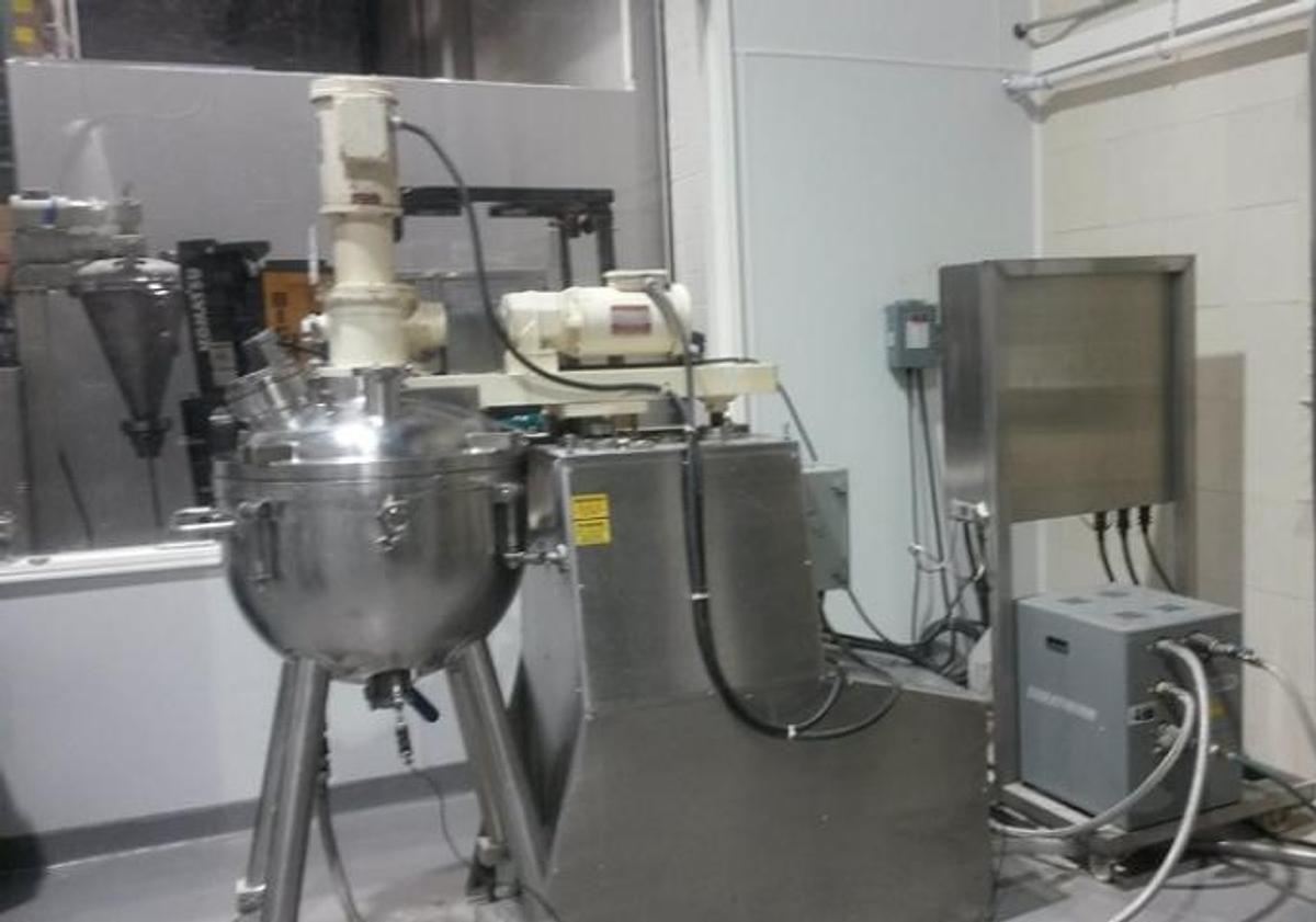 Used 50 Liter Ross Homogenizing Vacuum Kettle, w/Control Panel