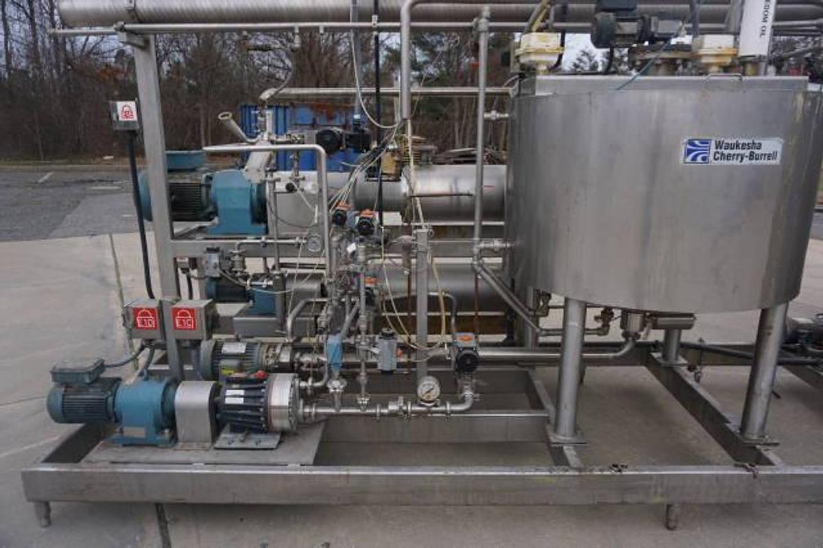 Used Waukesha/Cherry Burrell Votator Shortening System, 3,000 Lbs./Hr.