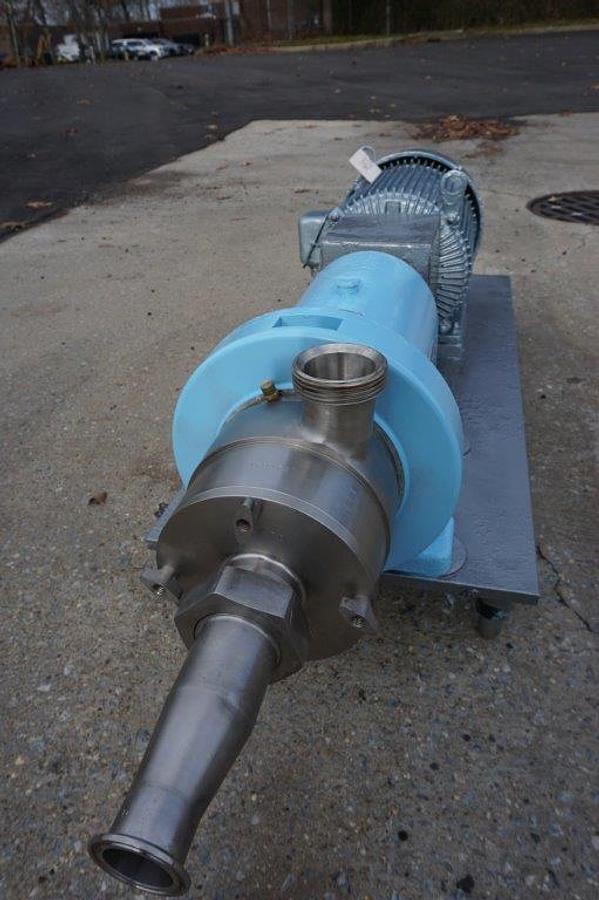 Used Waukesha SP4 Stainless Steel Inline High Shear Pump/Emulsifier, 10 HP