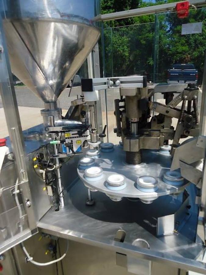 Used Kalix Kx-400 Tube Filler, Hot Air/Aluminum Tubes