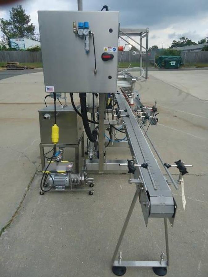 Used Filling Equipment Company Twelve Spout Straight Line Automatic Liquid Filler