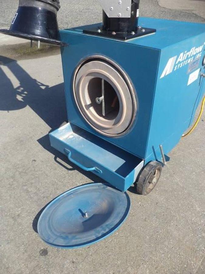 Used Airflow PCH-1 Portable Dust Collector, with E-Z Arm Extractor Arm