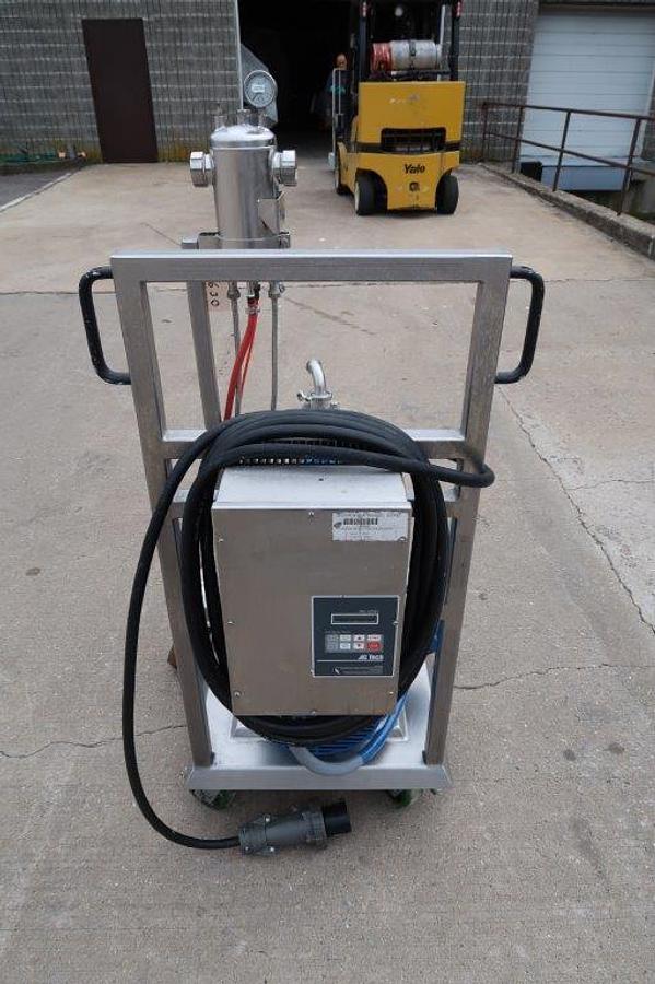 Used IKA 20 HP Stainless Steel Dispax Reactor/Inline High Shear Mixer, XP