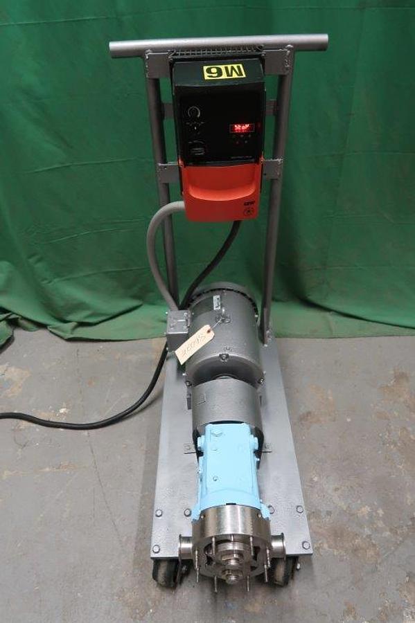 Used Waukesha/Cherry Burrell 030 U1 Positive Displacement Pump, 5HP Variable Speed Drive