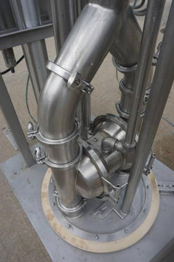 Used Murzan DUS-10M Stainless Steel Drum Unloading System, Portable