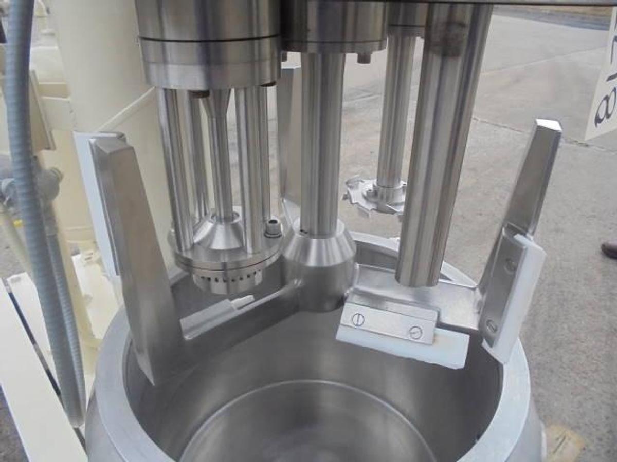 Used Ross 10 Gallon PVM Triple Motion Vacuum Mixer, Stainless Steel