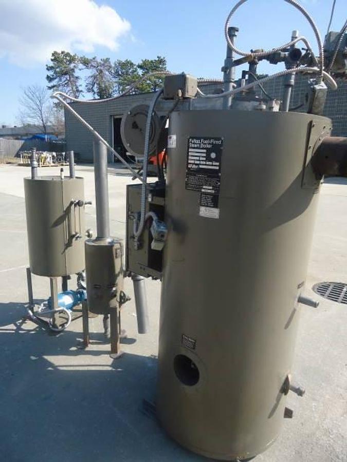 Used Fulton Fuel Fired Steam Boiler, 293 Md. Lbs. Steam/Hour