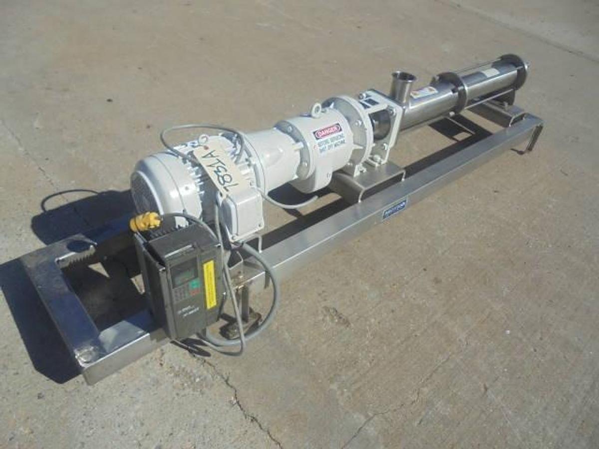 Used Moyno 3 in X 3 in. Sanitary Progressive Cavity Pump, Portable
