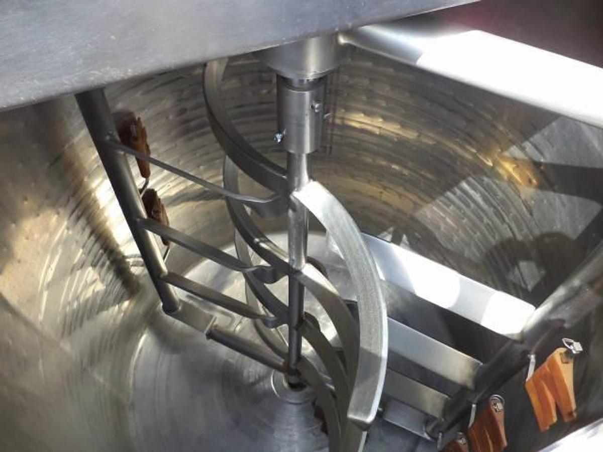 Used 470 Gallon Willflow Stainless Steel Double Motion, Scraper Agitated Kettle/Tank, 125 PSI Jacket
