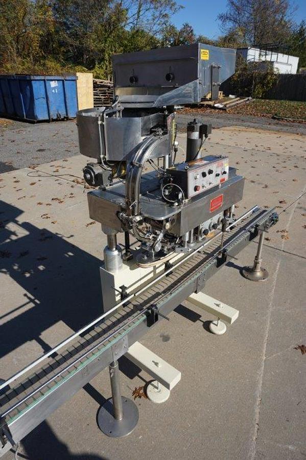 Used Kaps All A-2 Six Spindle Capper, 150 Per Minute