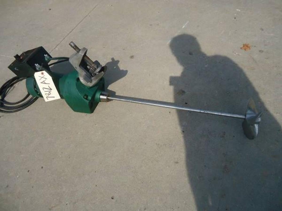 Used Lightnin 1/3 Hp Clamp On Variable Speed Mixer, Single Phase