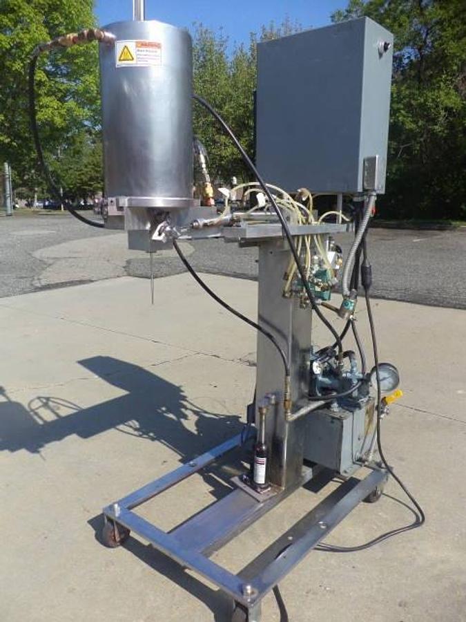 Used Hercules Single Piston Filler, Self-Contained Heating