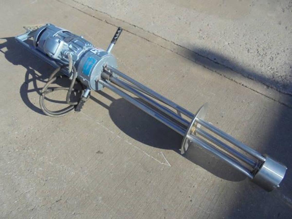 Used Arde Barinco 7.5 HP “Drop In” Homogenizing Mixer, Explosion Proof