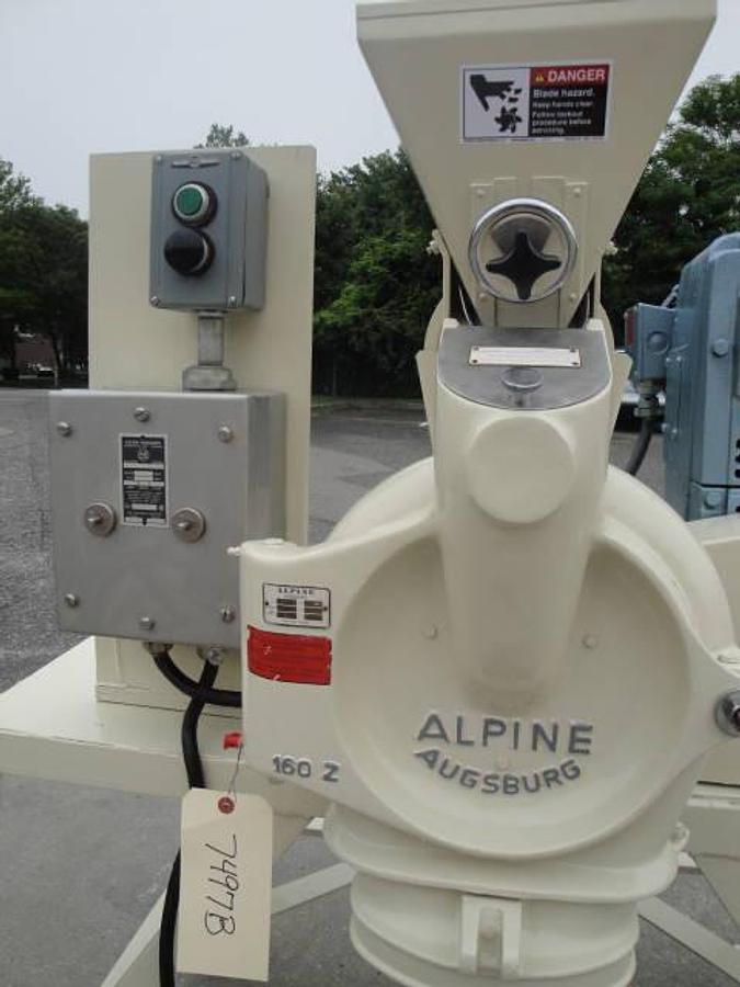 Used Alpine 160-Z Pin Mill, Variable Speed