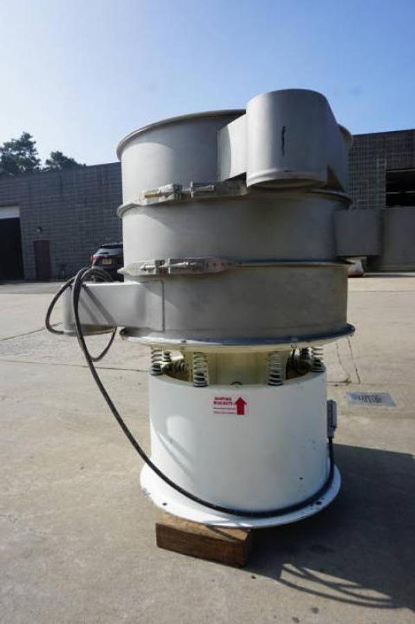 Used Midwestern Industries 36 in. Dia. Stainless Two Deck Screener/Sifter-