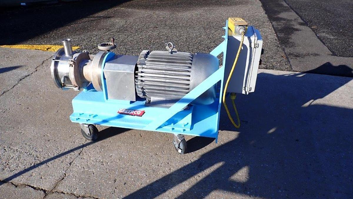 Used Greerco W750 Stainless Colloid Mill, 20HP, XP