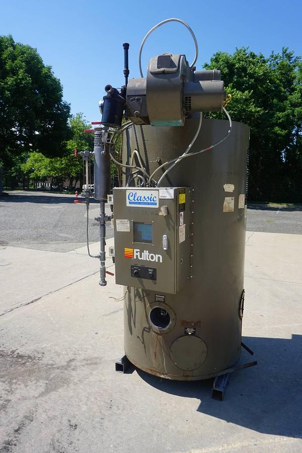 Used Fulton FB-020-A Fuel Fired Steam Boiler, Natural Gas