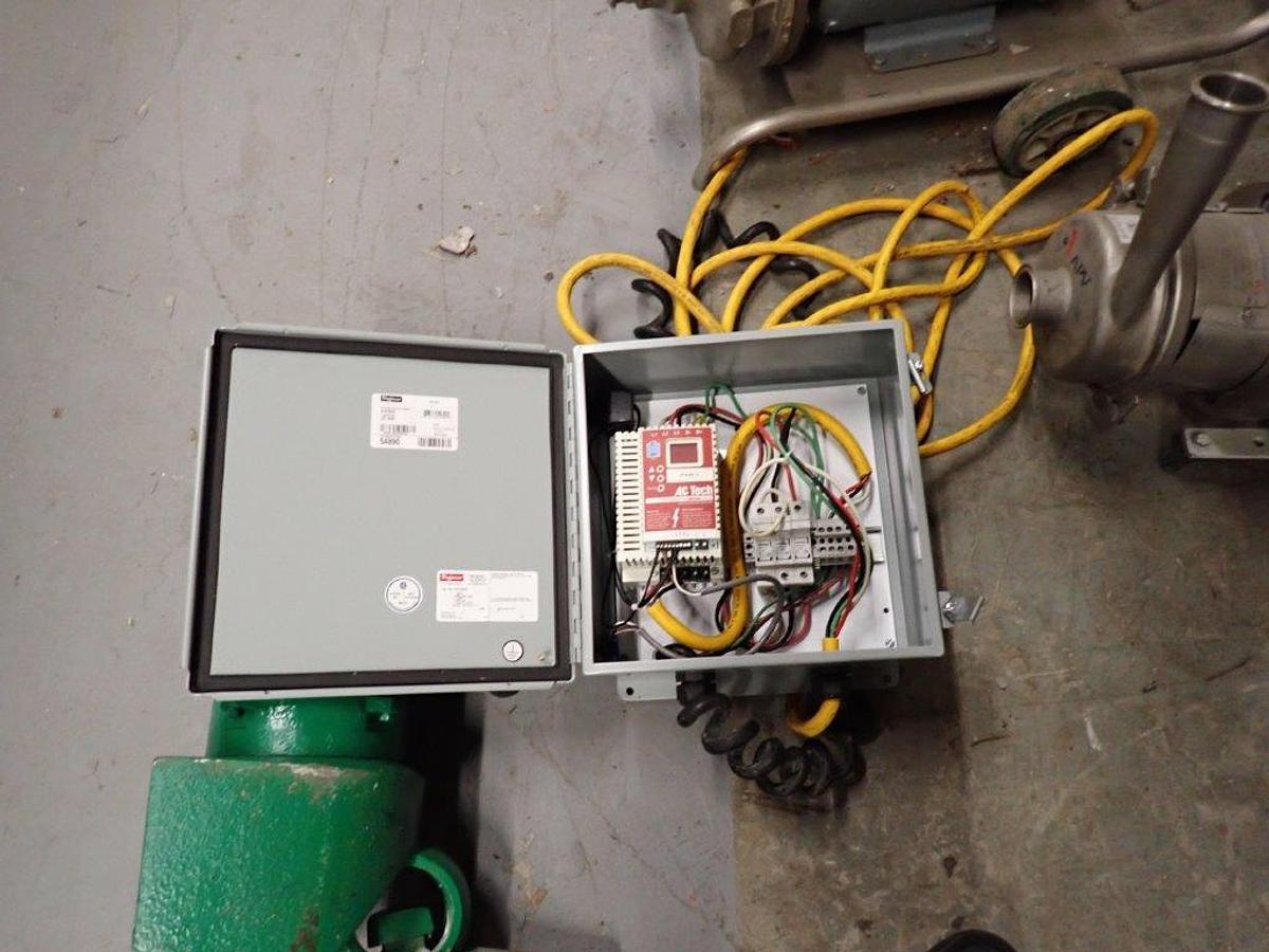 Used Lightnin 3/4 HP Clamp On Portable Agitator, Variable Speed