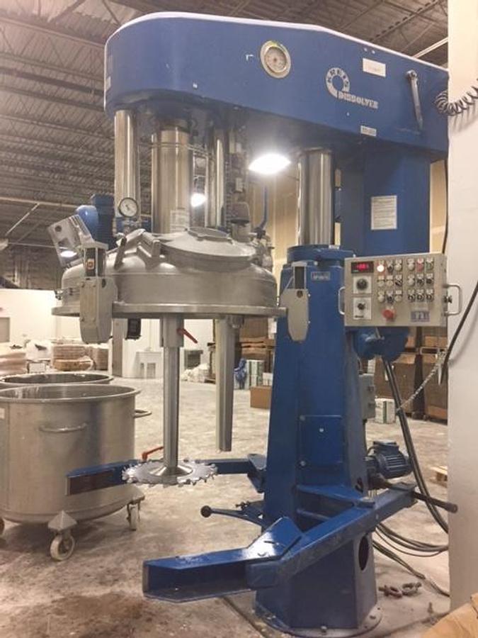 Used Niemann Kreis Vkdv Vacuum Dissolver, With 400 Liter Change Cans