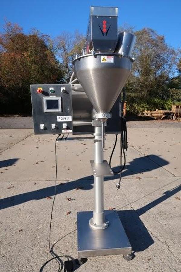 Used AMS A-100 Single Auger Powder Filler, All Stainless
