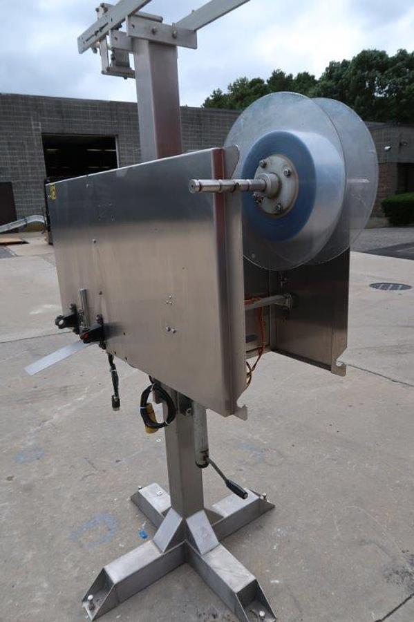 Used Axon EZ-130 SS Heat Shrink Sleever/Bander, 150 per Minute