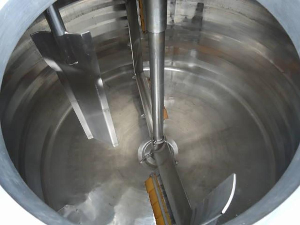 Used 330 Gallon Walker Scraper Agitated Kettle/Tank, 90 PSI Jacket